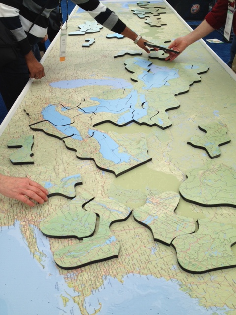 Big map puzzle