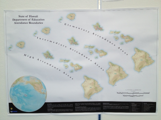 Hawaii attendance zones. 