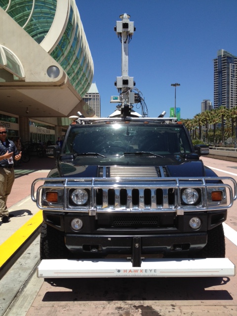 Surveying Hummer. 